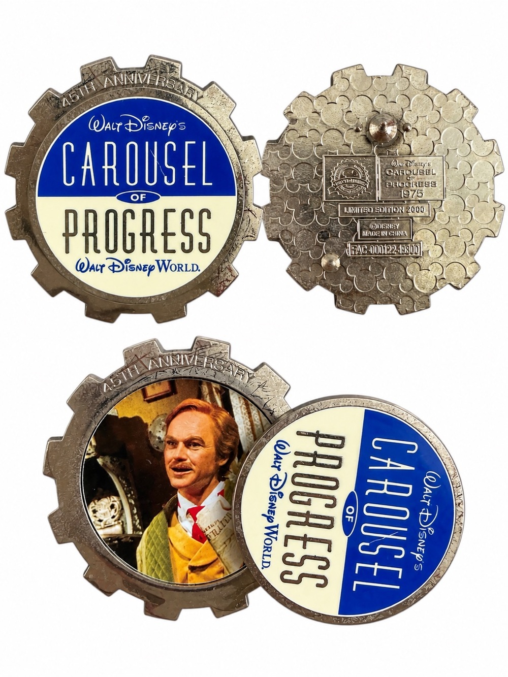 Disney Carousel of Progress 45th Anniversary Tomorrowland Pin LE RARE